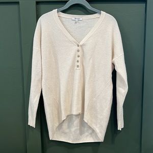 Madewell Waffle Asherton Henley Sweater